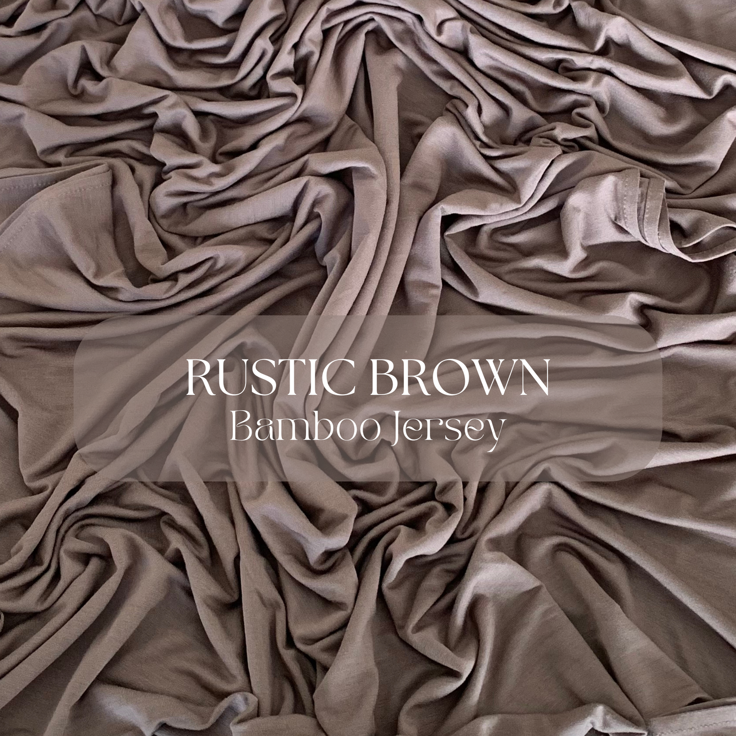 Bamboo Jersey Rustic Brown Hijab